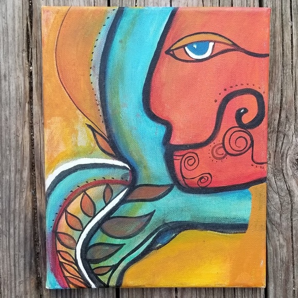 Abstract Original Art Painting - Picture 1 of 1